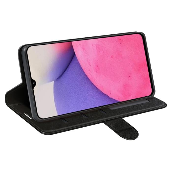 Bild 5, Samsung Galaxy A33 5G Fodral Läder Svart