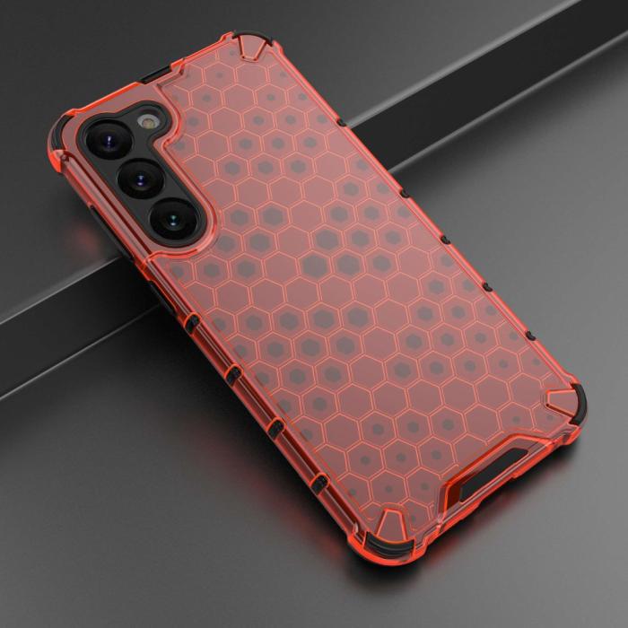 Bild 2, Samsung Galaxy S23 Plus Skal Honeycomb Hybrid Röd