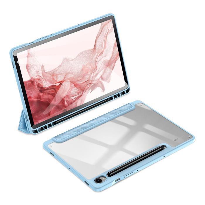 Bild 2, DUX DUCIS Galaxy Tab S9 Fodral TOBY Tri-Fold Ljus Blå