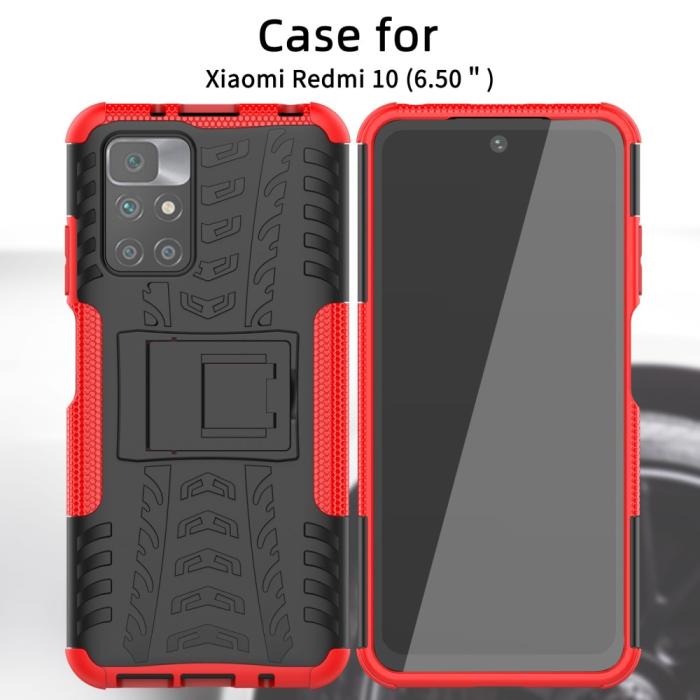 Bild 4, Xiaomi Redmi 10 Skal Ultimata Stöttåligt med Stöd Vit
