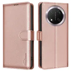 BINFEN Honor Magic7 Lite Fodral RFID L&auml;der Ros&eacute;guld
