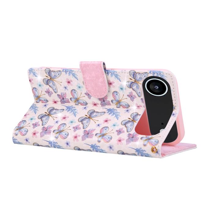 Bild 4, iPhone Air Fodral RFID Läder Fjärilar / Blommor
