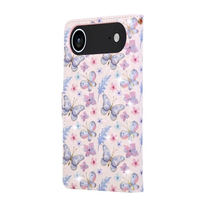 Bild 6, iPhone Air Fodral RFID Läder Fjärilar / Blommor
