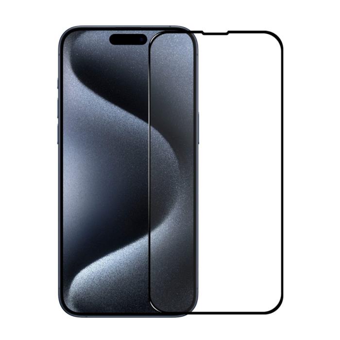 Bild 5, NORTHJO iPhone 15 Pro Skärmskydd Heltäckande Härdat Glas