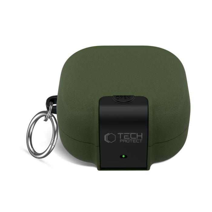 Bild 4, Tech-Protect Galaxy Buds 4 / 4 Pro Skal Slim Hook Olive Green