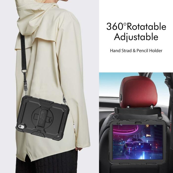 Bild 5, iPad 11 2025 / 10.9 2022 Skal 360 Shockproof Hybrid Kickstand