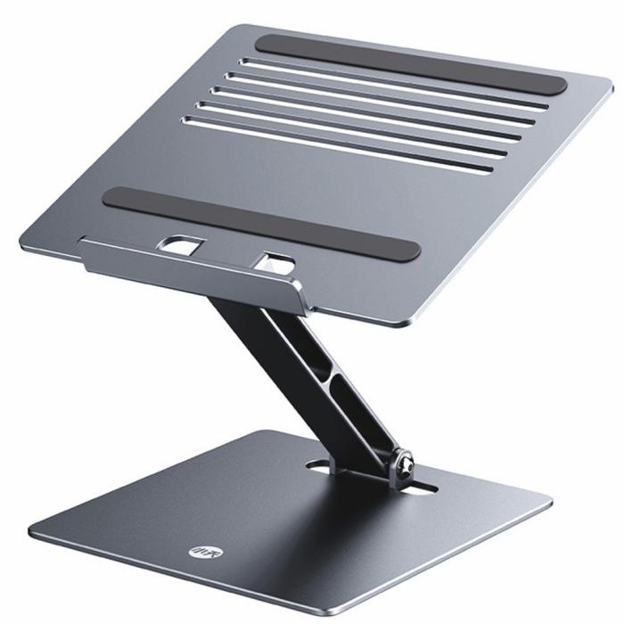Bild 1, Aluminium Laptop Stativ Universal Grå