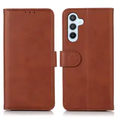 Samsung Galaxy S26 Fodral L&auml;der Brun