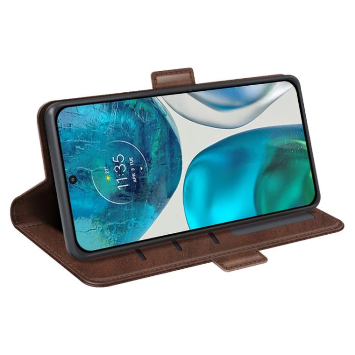 Bild 5, Motorola Moto G52/G82 Fodral Magnetisk Stängning Brun