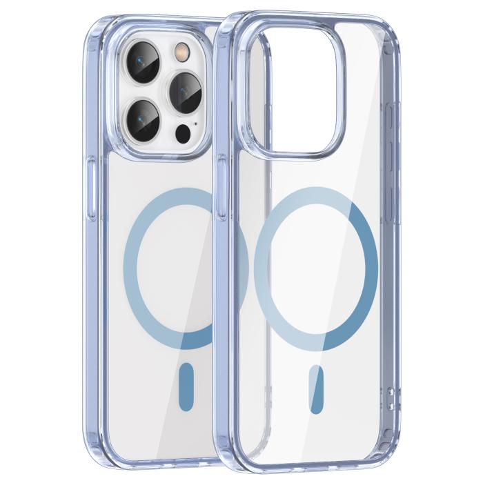 Bild 2, ColorPop iPhone 15 Pro Skal CH MagSafe Transparent/Ljus Blå