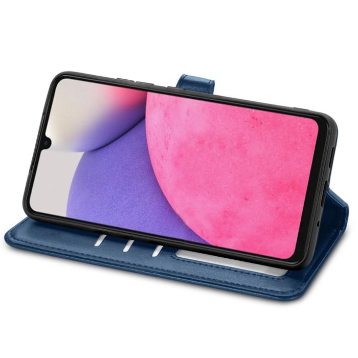 Bild 3, Samsung Galaxy A23 5G Fodral PU Läder Blå