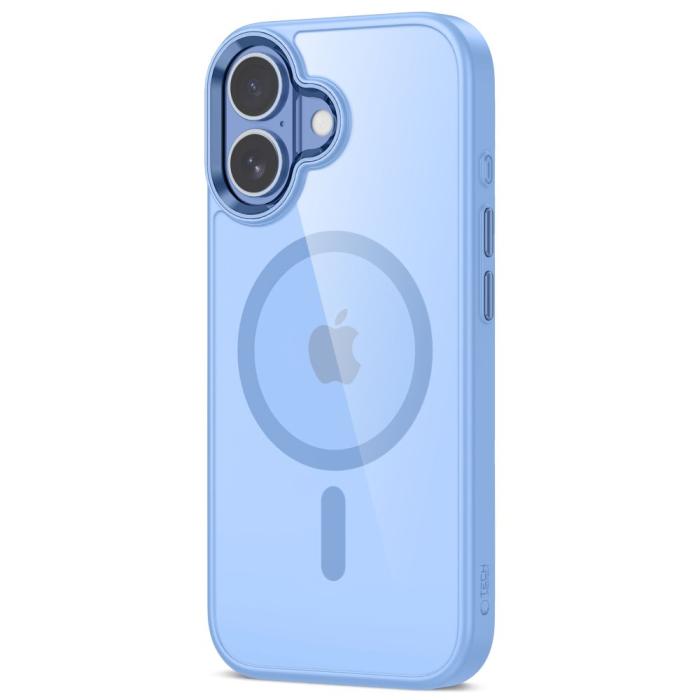 Bild 2, Tech-Protect iPhone 17 Skal MagSafe MagMat Blue / Clear