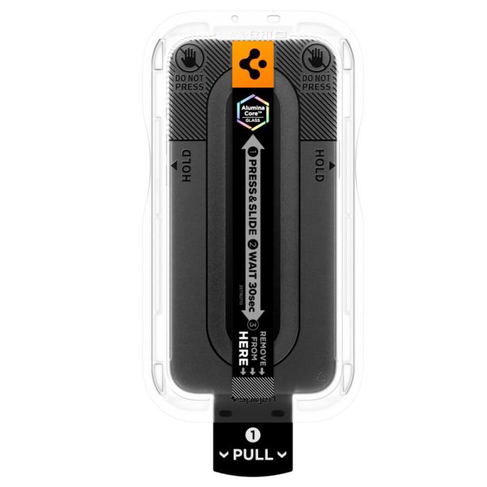 Bild 4, Spigen iPhone 18 Pro Max 2-PACK Skärmskydd Glas.tR Pro HD 'Ez Fit'