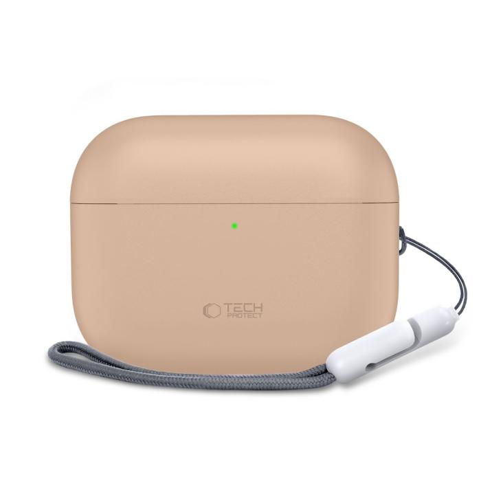 Bild 3, Tech-Protect AirPods Pro 3 Skal Silicone Caffe Latte
