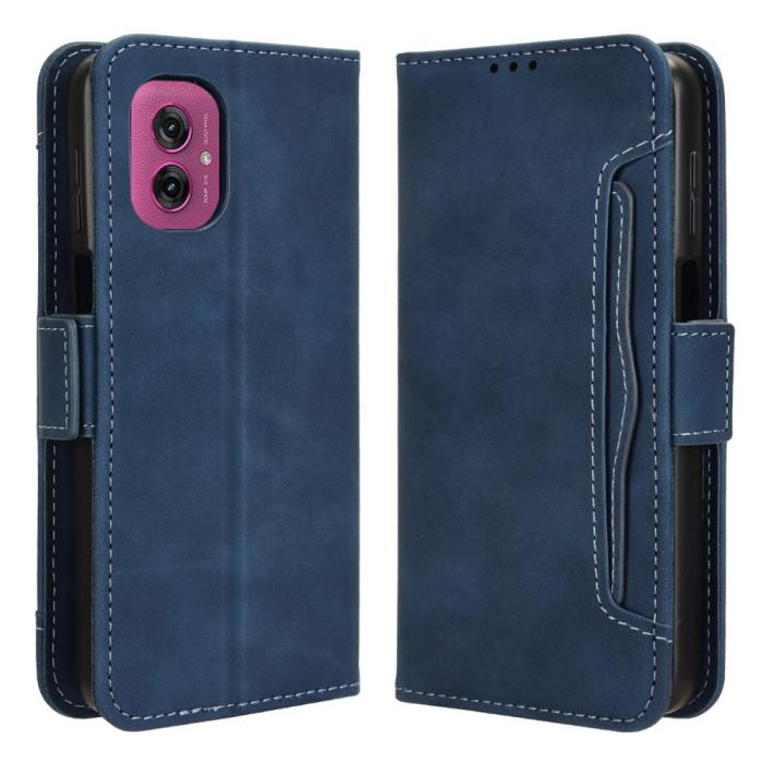 Bild 1, Motorola Moto G55 5G Fodral Med Avtagbart Kortfodral Blå