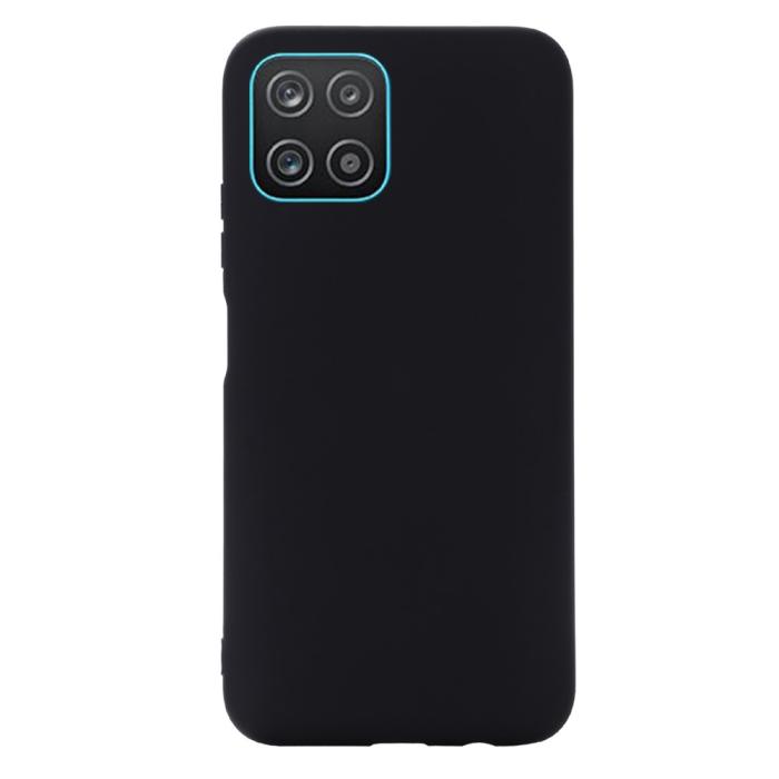Bild 2, Samsung Galaxy A03 Skal Liquid Silikon Med Strap Svart