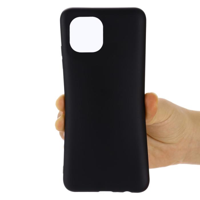Bild 5, Samsung Galaxy A03 Skal Liquid Silikon Med Strap Svart