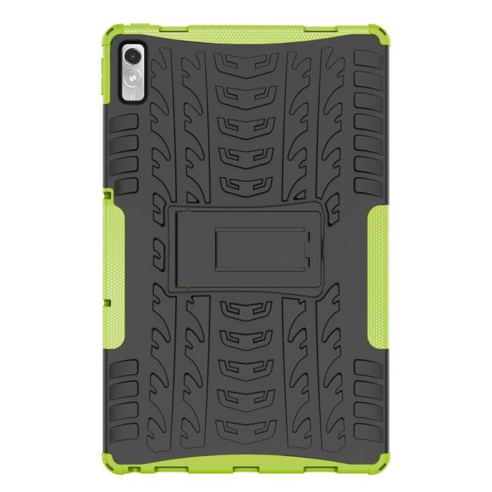 Bild 2, Lenovo Tab P11 Gen 2 Skal Rugged Kickstand Armor Grön