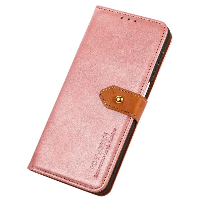 Bild 4, KHAZNEH Xiaomi Redmi 13C 4G Fodral Dual-Color Roséguld