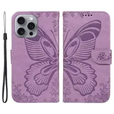 iPhone 16 Pro Max Fodral Fj&auml;ril Tryck Lila