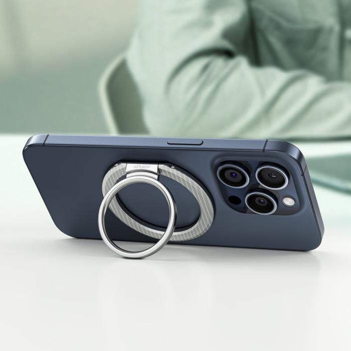 Bild 3, Acefast MagSafe Magnetisk Ringhållare Silver
