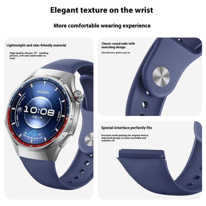Bild 3, Huawei Watch GT 6 Pro 46 mm Armband Silikon Grön