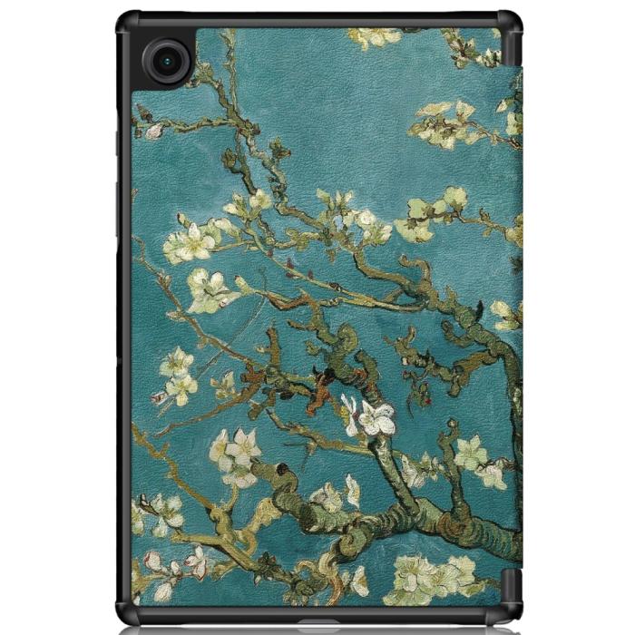 Bild 3, Samsung Galaxy Tab A8 10.5 (2021) Fodral Tri-Fold Peach Blossom
