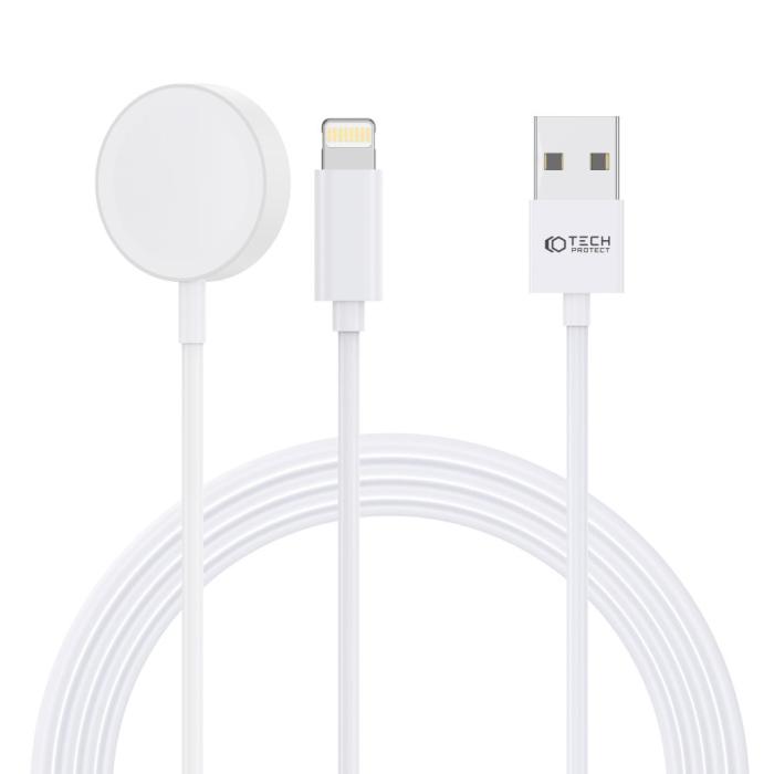 Bild 1, Tech-Protect 1.5m 2in1 Trådlös Laddare För Apple Watch/iPhone