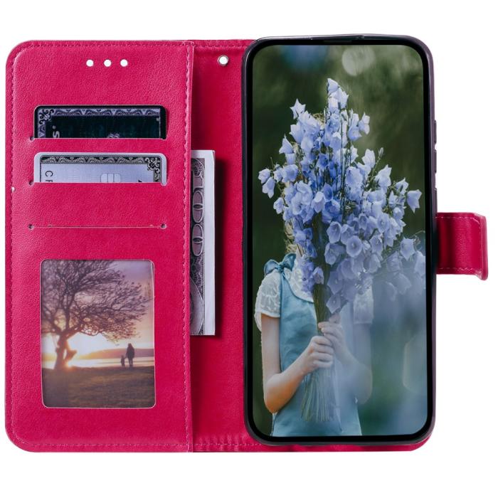Bild 2, Samsung Galaxy A35 5G Fodral Mandala Läder Rosa