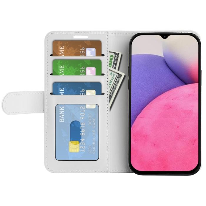 Bild 4, Samsung Galaxy A33 5G Fodral Läder Vit
