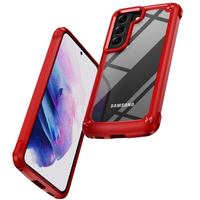 Bild 2, Samsung Galaxy S23 Plus Skal Shockproof Hybrid Röd