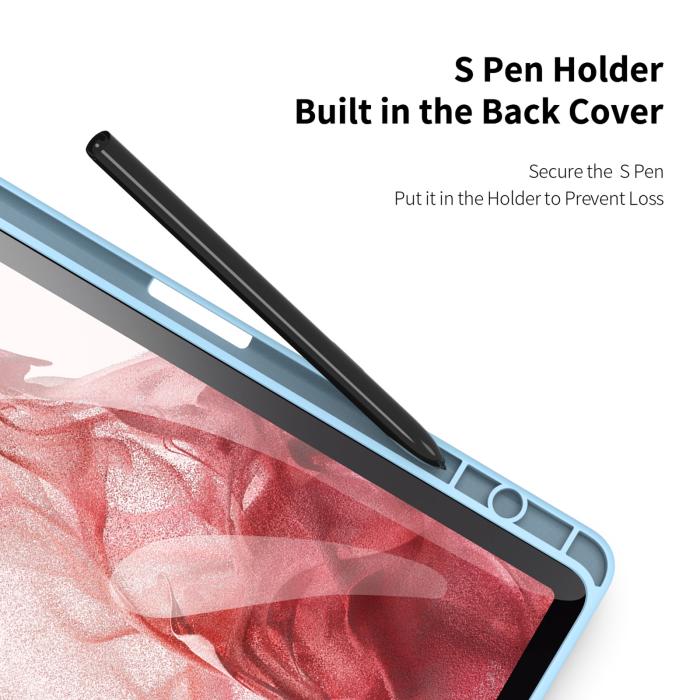 Bild 6, DUX DUCIS Galaxy Tab S9 Fodral TOBY Tri-Fold Ljus Blå