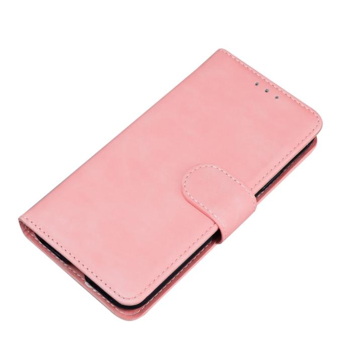 Bild 5, Motorola Moto G71 Fodral Skin Touch Läder Ljus Rosa