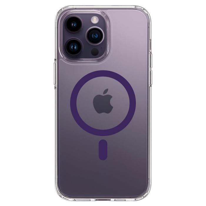 Bild 2, Spigen iPhone 14 Pro Max Skal Ultra Hybrid Mag MagSafe Deep Purple