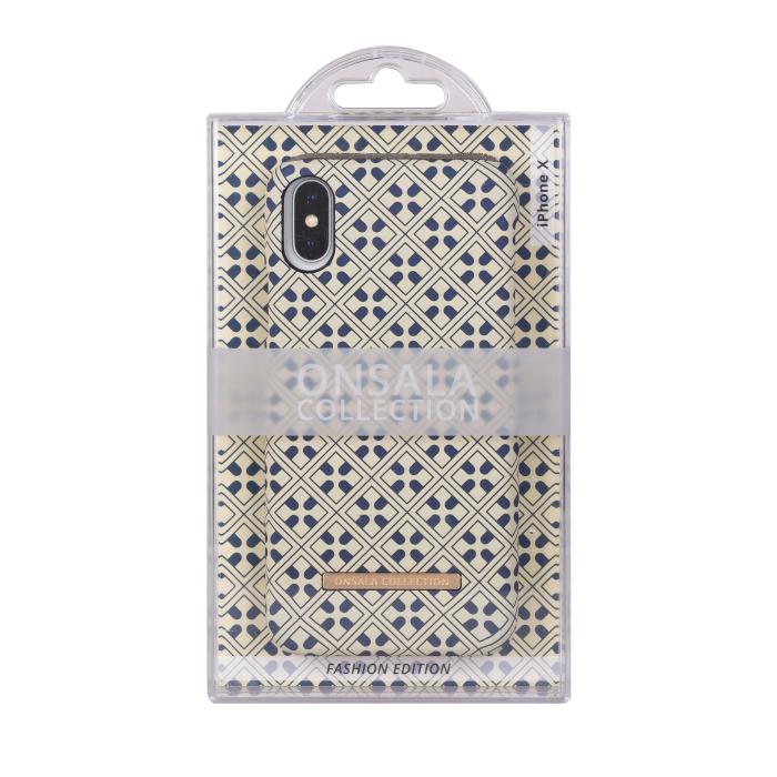 Bild 2, ONSALA iPhone X / Xs Mobilskal Soft Blue Marocco