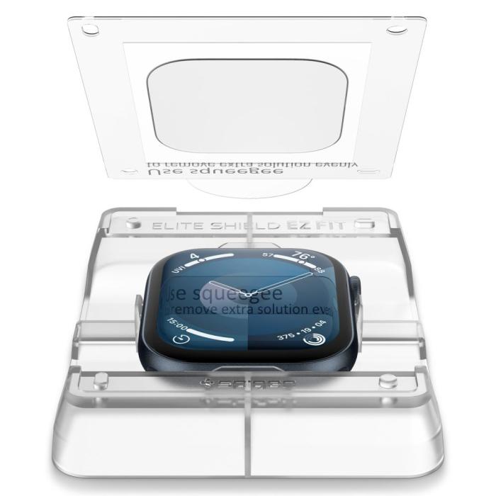 Bild 3, Spigen Apple Watch 11 / 10 42 mm 2-PACK Skärmskydd 