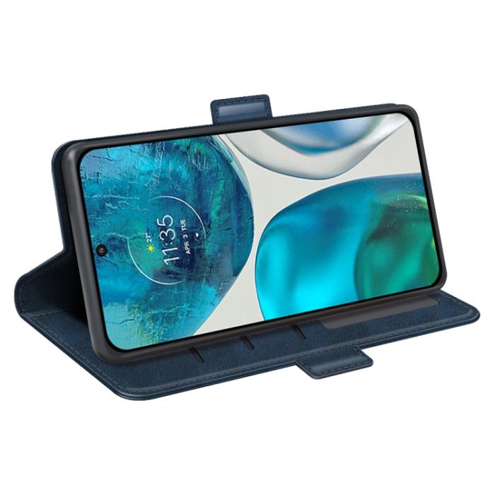 Bild 5, Motorola Moto G52/G82 Fodral Magnetisk Stängning Blå