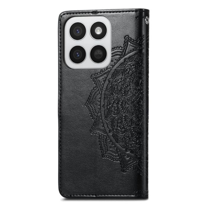 Bild 6, Honor 400 Smart Fodral Mandala Läder Svart
