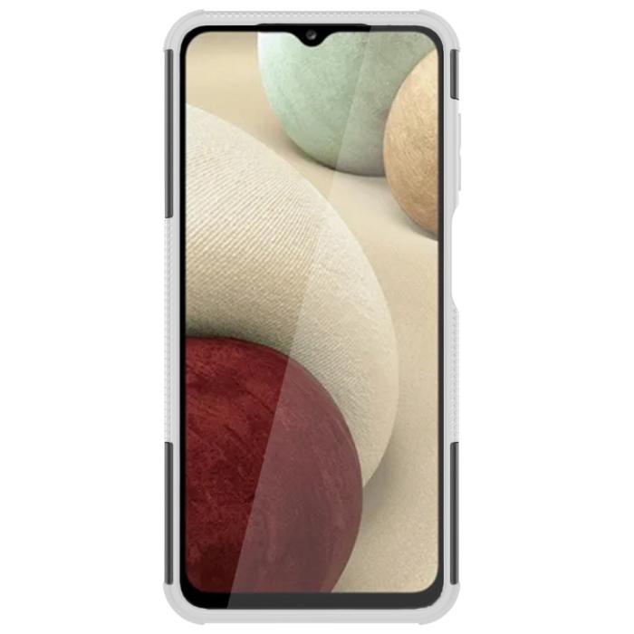 Bild 4, Samsung Galaxy A04s / A13 5G Stöttåligt Skal med Stöd Vit