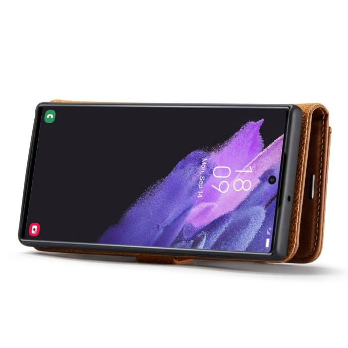 Bild 3, DG.MING Galaxy S23 Ultra 2in1 Magnet Fodral / Skal Brun