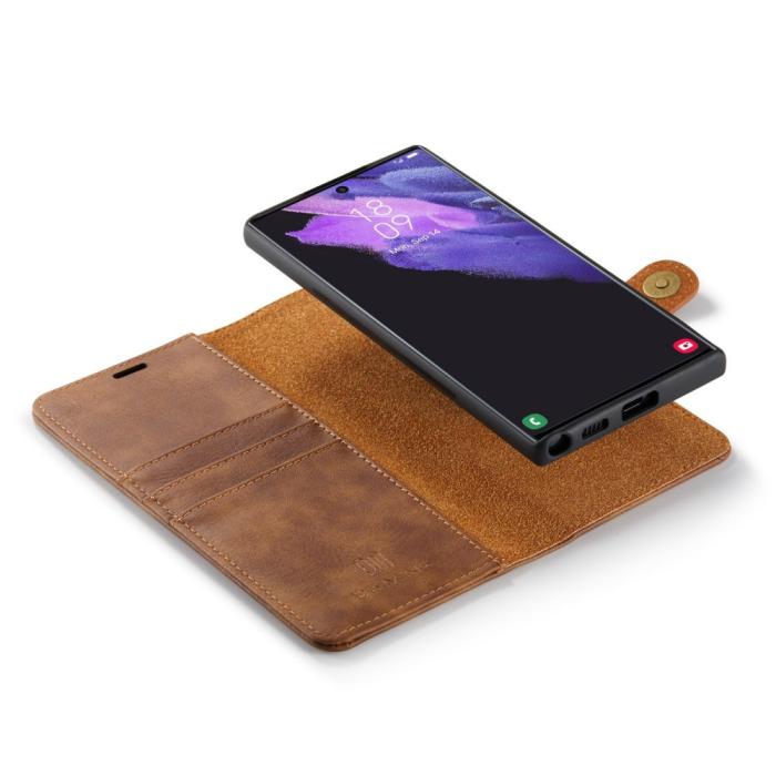 Bild 5, DG.MING Galaxy S23 Ultra 2in1 Magnet Fodral / Skal Brun