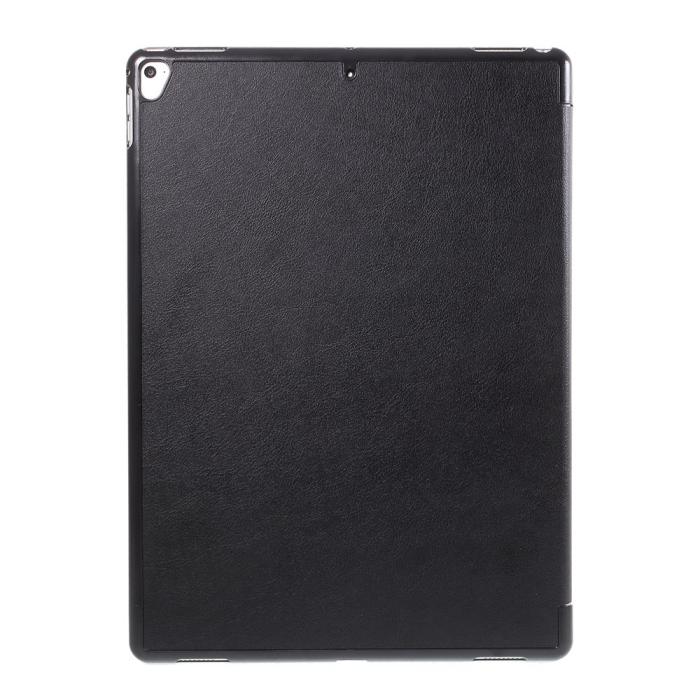 Bild 3, iPad Pro 12.9 (2017) - Tri-Fold Läder Fodral - Svart