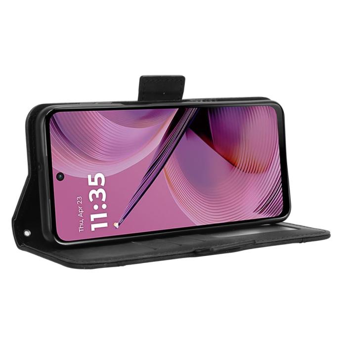 Bild 4, Motorola Moto G55 5G Fodral Med Avtagbart Kortfodral Svart