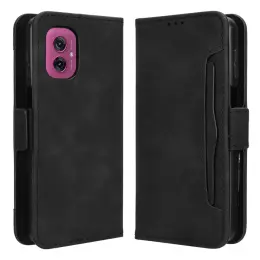 Motorola Moto G55 5G Fodral Med Avtagbart Kortfodral Svart