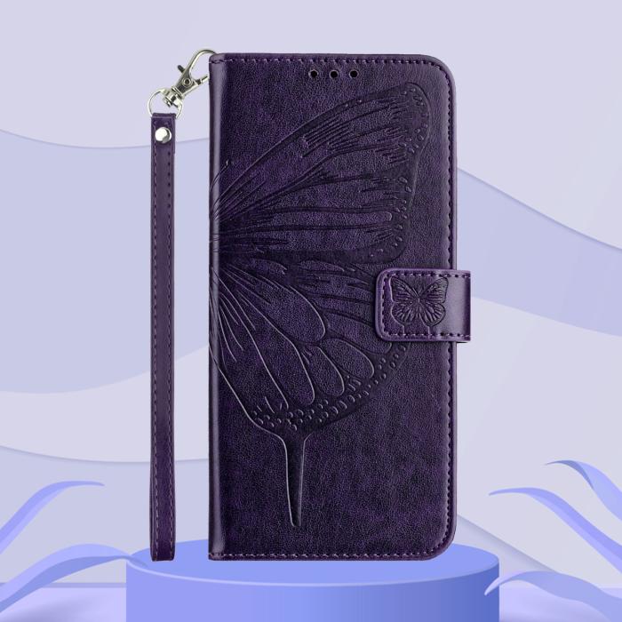 Bild 5, Samsung Galaxy A27 5G Fodral Fjäril Mörk Lila