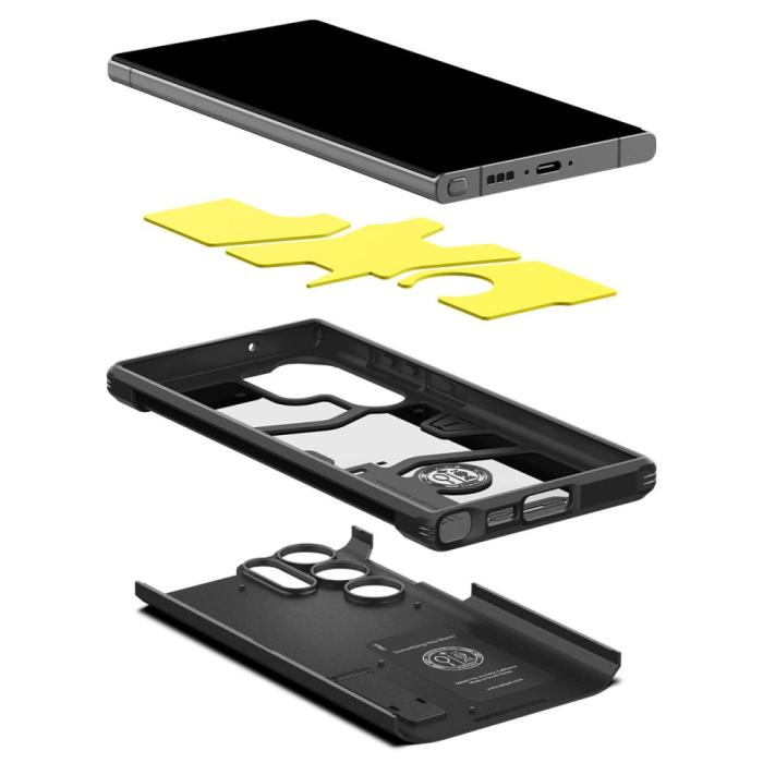 Bild 6, Spigen Galaxy S23 Ultra Skal Tough Armor Svart