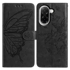 Xiaomi Redmi A5 Fodral Med Fj&auml;ril Tryck Svart