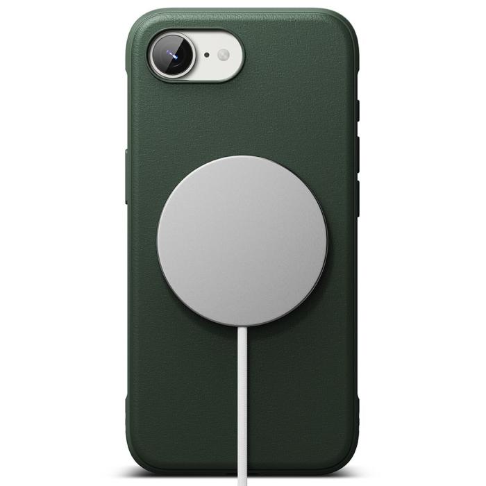 Bild 3, Ringke iPhone 17e / 16e Skal MagSafe Onyx Mörk Grön