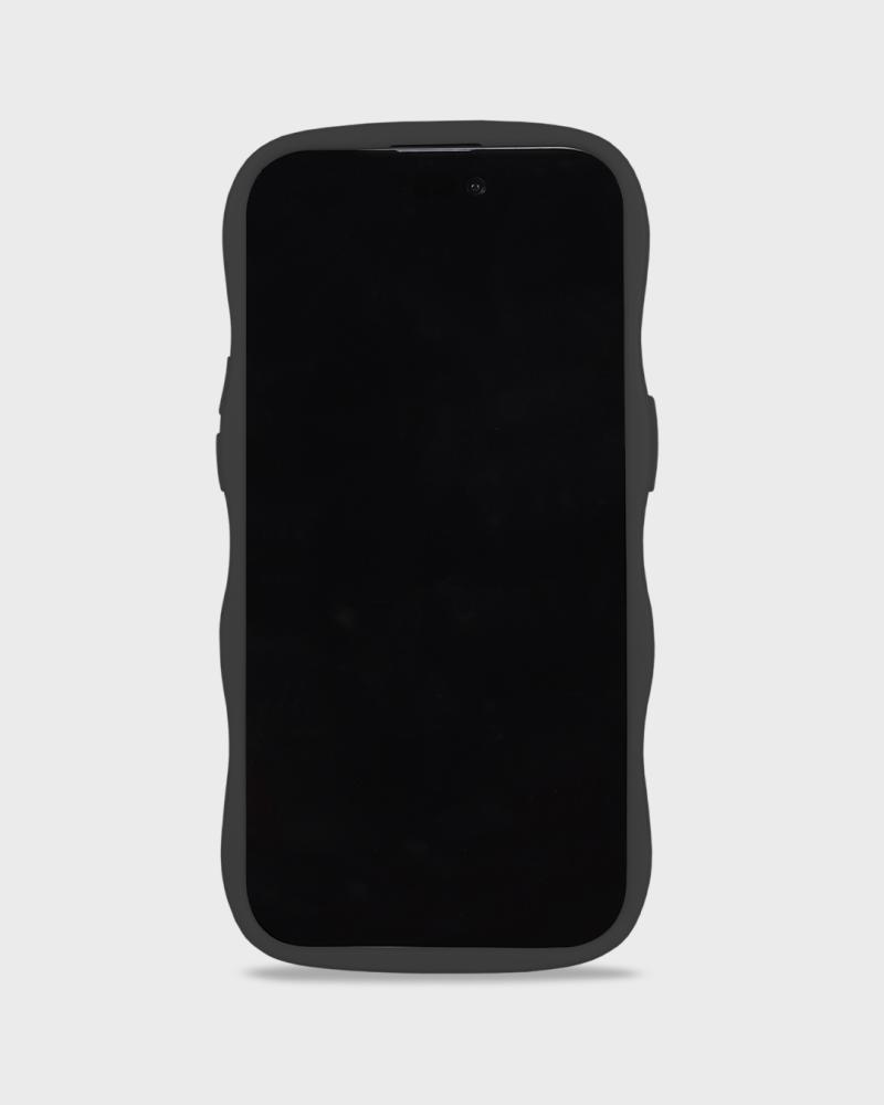 holdit iPhone 15 Pro Skal Wavy Black Mirror