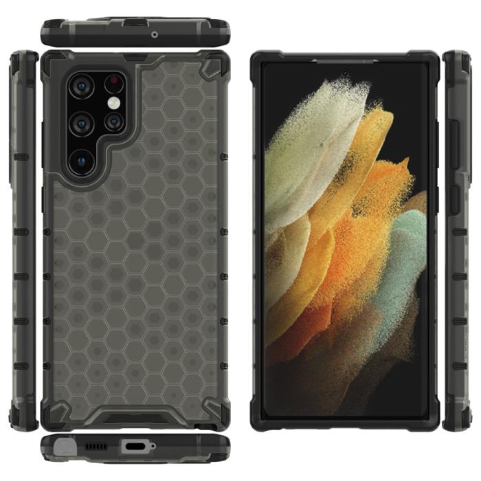 Bild 5, Samsung Galaxy S22 Ultra Skal Armor Honeycomb Svart